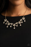 Vintage Royale - Gold - Necklace - Life Of The Party March 2021 - Paparazzi Accessories