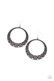 Bodaciously Blooming - Pink - Floral - Earrings - Paparazzi Accessories