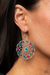 Posy Proposal - Multi Colored - Earrings - Paparazzi Accessories