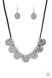Turn Me Loose - Black - Silver - Necklace - Paparazzi Accessories