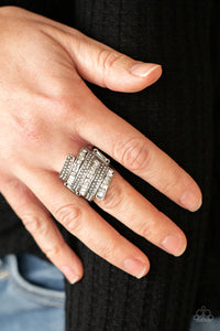 Hear Me UPROAR - White - Ring - Life of the Party April 2021 - Paparazzi Accessories