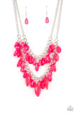 Midsummer Mixer - Pink - Necklace - Paparazzi Accessories