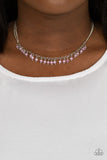 DEW a Double Take - Purple - Cat's Eye - Necklace - Paparazzi Accessories