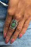 PALMS Up - Green - Stone - Ring - Paparazzi Accessories