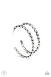 Hoop Hype - Silver - Hoop Earrings - Fashion Fix Exclusive May 2021 - Paparazzi Accessories