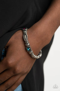 Get This GLOW On The Road - Multi Colored - Stretch Bracelet - Paparazzi Accessories