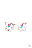 Starlet Shimmer - Unicorn - Post Earrings – Set Of 10 - Paparazzi Accessories