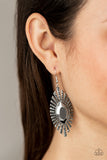 Who Is The FIERCEST Of Them All - Silver - Hematite - Earrings - Paparazzi Accessories