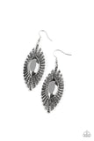 Who Is The FIERCEST Of Them All - Silver - Hematite - Earrings - Paparazzi Accessories