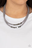 Poshly Petite - Silver - Pearl - Necklace - Paparazzi Accessories