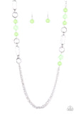 POP-ular Opinion - Green - Bead - Necklace - Paparazzi Accessories