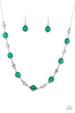 Inner Illumination - Green - Moonstone - Necklace - Paparazzi Accessories