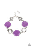 Garden Regalia - Purple -  Clasp Bracelet - Paparazzi Accessories