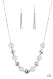 Refined Reflections - Purple - Necklace - Paparazzi Accessories