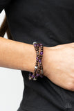 Woodsy Walkabout - Purple - Toggle Bracelet - Paparazzi Accessories