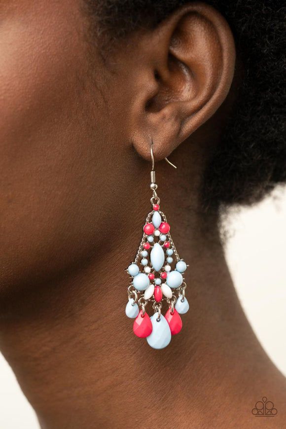 STAYCATION Home - Multi Colored - Earrings - Paparazzi Accessories