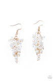 Bountiful Bouquets - Gold - Earrings - Life Of The Party June 2021 - Paparazzi Accessories
