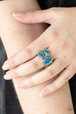 The Charisma Collector - Blue - Opalescent - Ring - Paparazzi Accessories