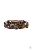 Rustic Redux - Copper - Stretch Bracelet - Paparazzi Accessories