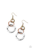 Harmoniously Handcrafted - Multi Colored - Earrings - Paparazzi Accessories