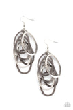 Mind OVAL Matter - Multi Colored - Earrings - Paparazzi Accessories