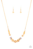 Turn Up The Tea Lights - Gold - Necklace - Paparazzi Accessories