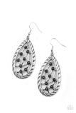 Industrial Incandescence - Black - Earrings - Paparazzi Accessories
