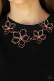 Flower Garden Fashionista - Copper - Necklace - 2021 Convention Exclusive - Paparazzi Accessories