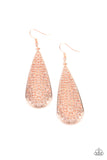 Posy Pasture - Rose Gold - Earrings - Paparazzi Accessories
