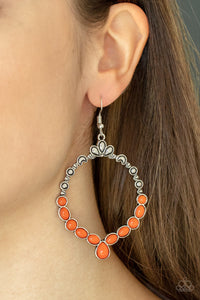 Thai Treasures - Orange - Earrings - Paparazzi Accessories