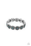 Colorfully Celestial - Blue - Rhinestone - Stretch Bracelet - Paparazzi Accessories