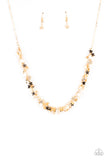 Starry Anthem - Gold - Star - Necklace - Paparazzi Accessories