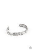 Tidal Trek - Silver - Men's Collection - Cuff Bracelet - Paparazzi Accessories
