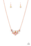 Lavishly Loaded - Copper - Iridescent - Necklace - Life Of The Party October 2021 - Paparazzi Accessories