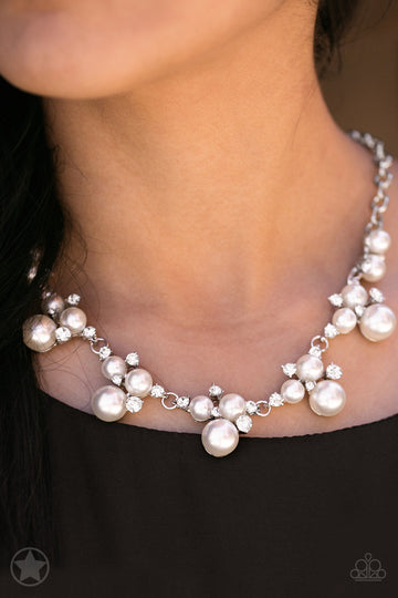 Toast To Perfection - Silver - Pearl - Necklace - Paparazzi Accessories