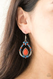 Vogue Voyager - Multi- Earrings - Paparazzi Accessories