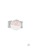 Stone Seeker - Pink Stone - Silver - Ring - Paparazzi Accessories