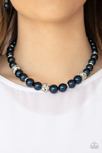 Rich Girl Refinement - Blue - Pearl - Necklace - Paparazzi Accessories