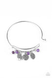 GROWING Strong - Purple - Bangle Bracelet - Paparazzi Accessories