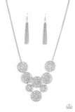 Malibu Idol - Modestly Malibu - Silver - Necklace and Bracelet Set - Paparazzi Accessories
