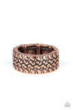 All Wheel Drive - Copper - Ring - Men's Collection - Paparazzi Accessories