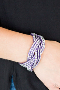 Bring On The Bling - Purple - Wrap - Snap Bracelet - Paparazzi Accessories