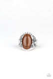 DEW Onto Others - Brown - Cat's Eye - Ring - Paparazzi Accessories