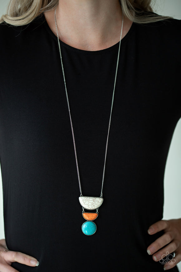 Desert Mason - Multi Colored - Stone - Necklace - Paparazzi Accessories