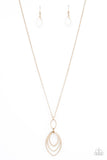 Dizzying Definition - Gold - Necklace - Paparazzi Accessories