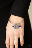 GROWING Strong - Purple - Bangle Bracelet - Paparazzi Accessories