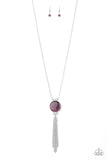 Happy As Can BEAM - Purple - Moonstone - Necklace - Paparazzi Accessories