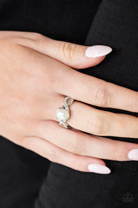 Limitless Luminosity - White - Pear - Ring - Paparazzi Accessories