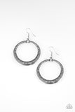 Mayan Mantra - Silver - Earrings - Paparazzi Accessories