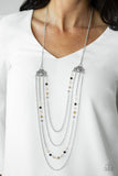 Pharaoh Finesse - Multi - Bead - Necklace - Paparazzi Accessories